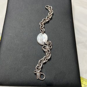 Tiffany & co oval tag bracelet